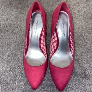 Pink 4 inch heels women size 9